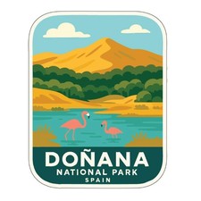 Doñana Spain Iron On Heat Transfer Vinyl HTV Die-Cut World National Parks