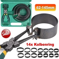 Piston Ring Compressor Cylinder Installer Plier +14 Band Tool Set Motorcycle Car