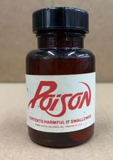Poison (1986, Capital Records) Promo Pill Bottle Pin/Button Set (Glam Metal)