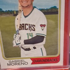 Topps Heritage Gabriel Moreno #355 Rookie Arizona Diamondbacks MLB Baseball Card