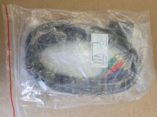 6ft - DB15 Male to RGB YPbPr break out cable adapter...new