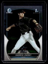 2023 Bowman Draft Chrome Andrew Lindsey RC Miami Marlins #BDC-18