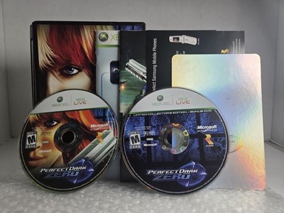 Perfect Dark Zero Limited Collector's Edition Steelbook Xbox 360 Rare Tested CIB