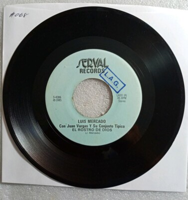 Luis Mercado con Juan Vargas  No Llores Maria / El Rostro de Dios SERVAL 4386 VG
