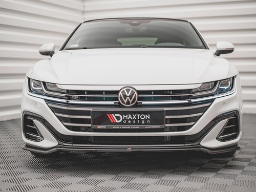 Difusor Frontal Difusor Difusor V3 Brillo ABS para VW Arteon R-Line Facelift Maxton Design - Imagen 2 de 4