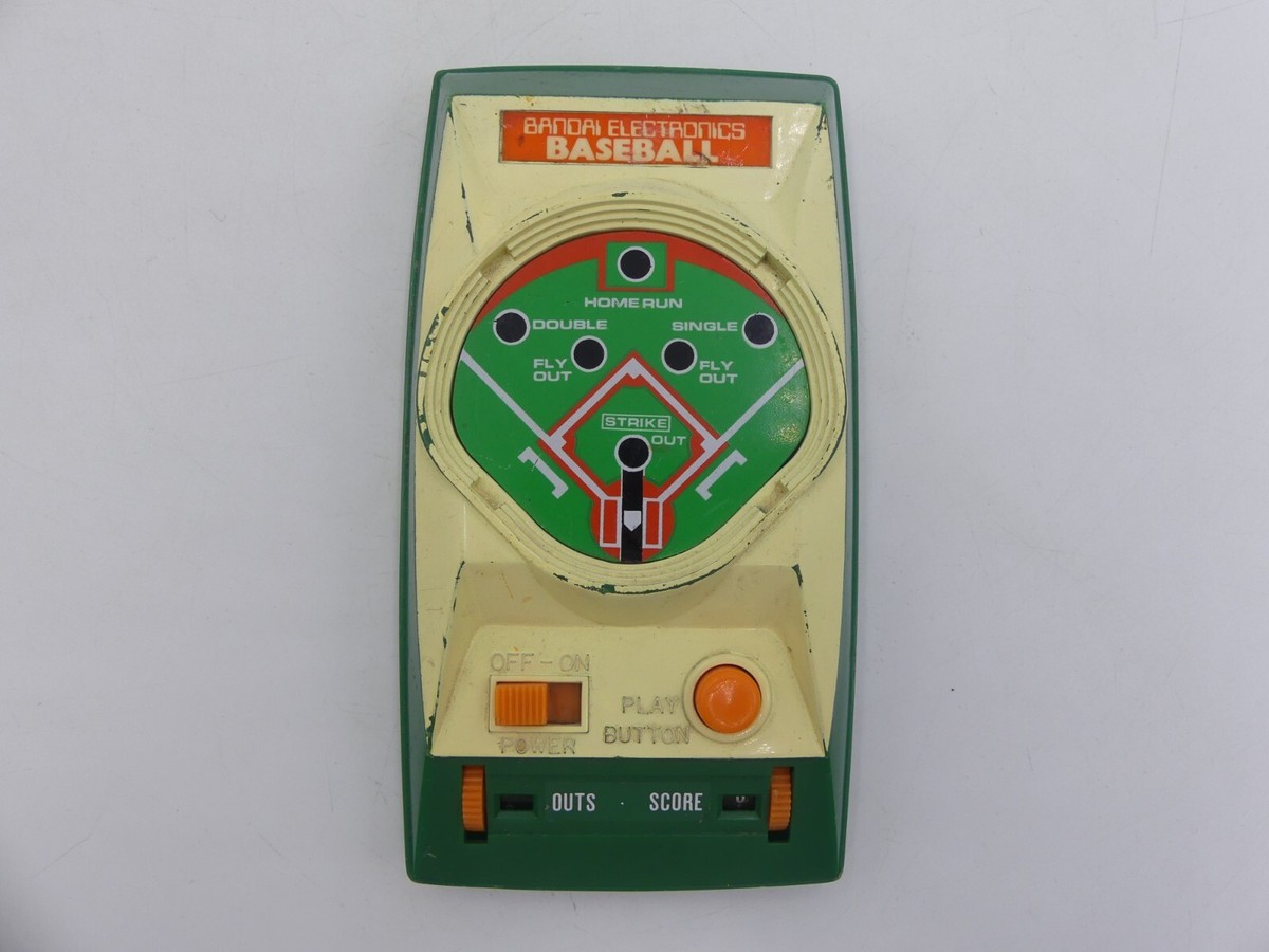 Vintage 80's LSI Electronic Hand Held BANDAI BASEBALL Game