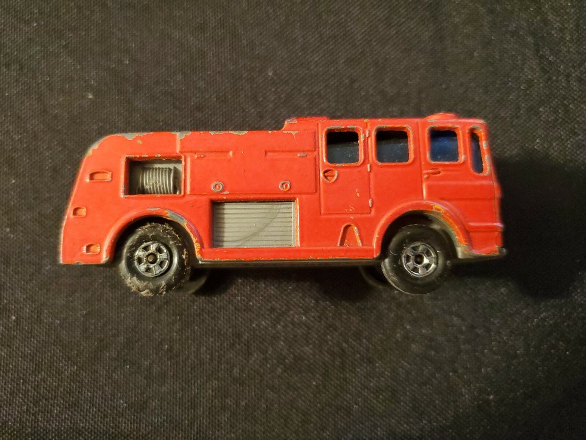Vintage Matchbox 1969 Merryweather Fire Engine # 35 Lesney