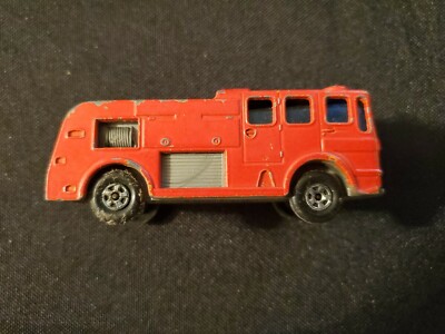Vintage Matchbox 1969 Merryweather Fire Engine # 35 Lesney