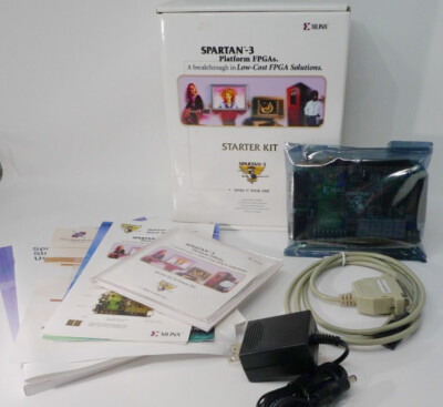 XILINX Spartan-3 Platform FPGAs Starter Kit [XC35200 Development Board, OpenBox]