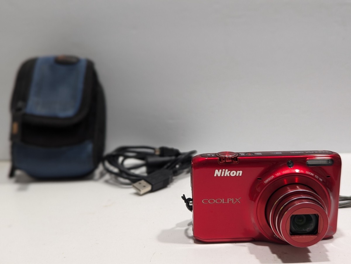 Nikon COOLPIX S6500 16.0MP Digital Camera 12X Zoom WiFi w