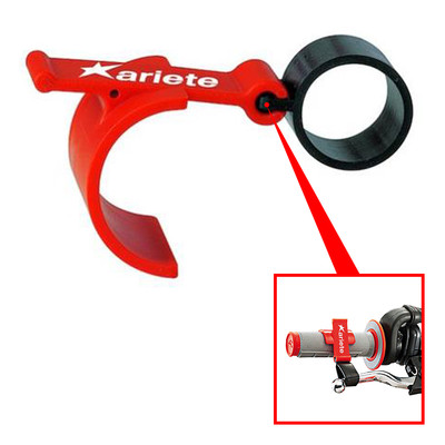 Madezz Blocco Leva Freno Moto Universale: Antifurto In ABS Giallo Con 3 Chiavi, Per Manubrio, Scooter E Quad - 2