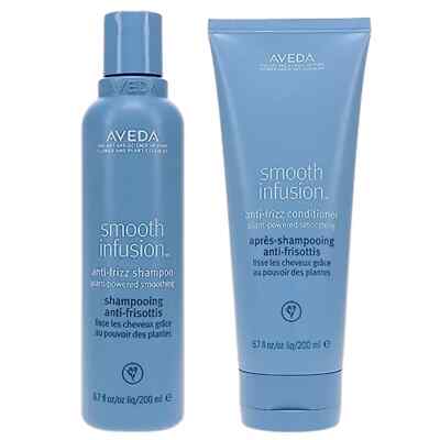 Aveda Smooth Infusion Anti Frizz Shampoo and Anti Frizz Conditioner 200ml KIT