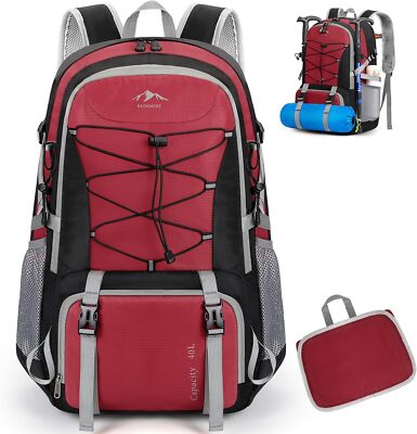 Waterproof Backpack RAINSMORE 40L Lightweight Foldable Backpack