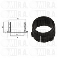 36/1319 BOCCOLA SCATOLA STERZO MECCANICA PER OPEL AGILA SUZUKI SWIFT SPLASH
