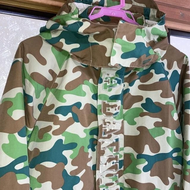 A BATHING APE (BAPE) Giacca snowboard uomo A Bathing Ape taglia S originale montagna felpa con cappuccio mimetica JPN