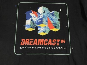 Dreamcast 94 N64 glitch early 2000s Video gamer tee parody Gildan tshirt Size M