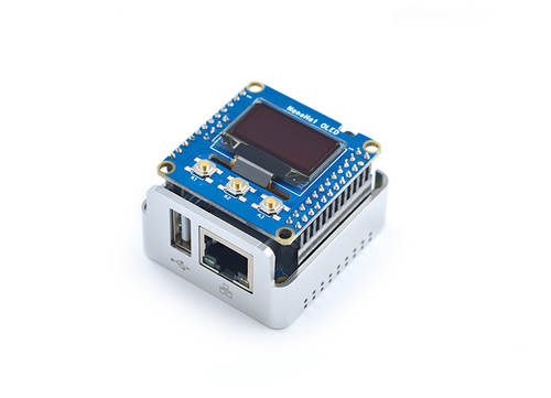 NanoPi NEO V1.4 512MB RAM con display OLED da 0,96 pollici alloggiamento in alluminio CNC - Foto 5 di 11