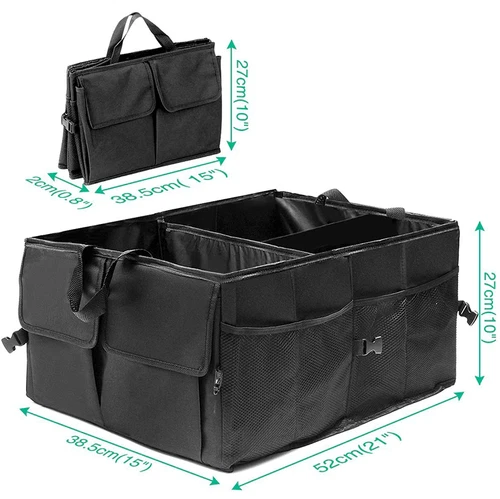 Trunk Cargo Organizer Folding Storage Collapse Bag Bin For Car Truck SUV 40L US - Bild 6 von 15