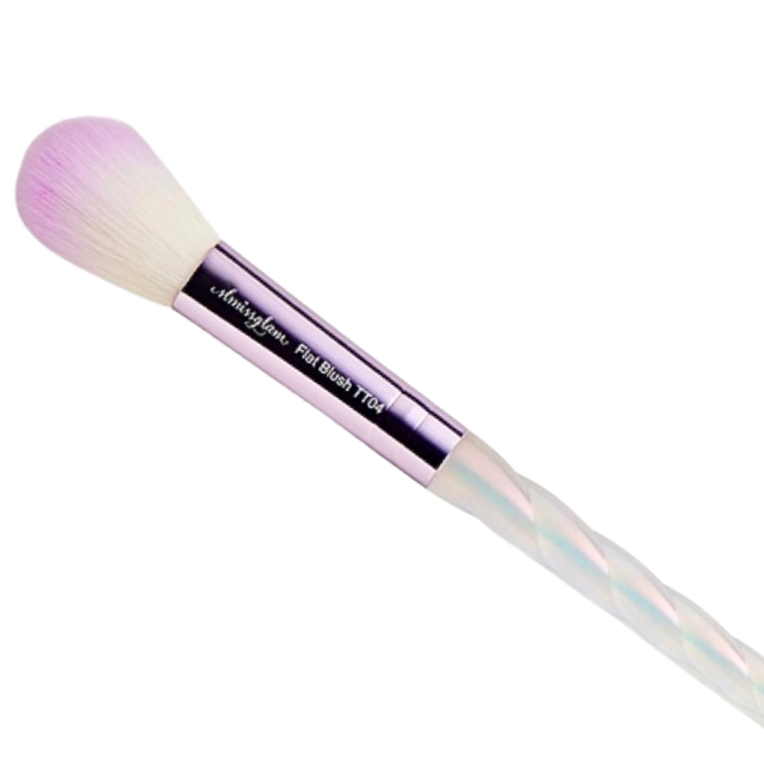 Unicorn Bling SLMISSGLAM TT04 Flat Blush Brush Iridescent for sale