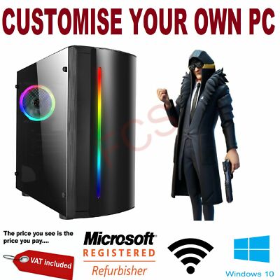 Gaming PC Ultraschnell i3 i5 i7 16GB RAM 512GB SSD 2TB GTX 1660 RTX 2060 Windows10