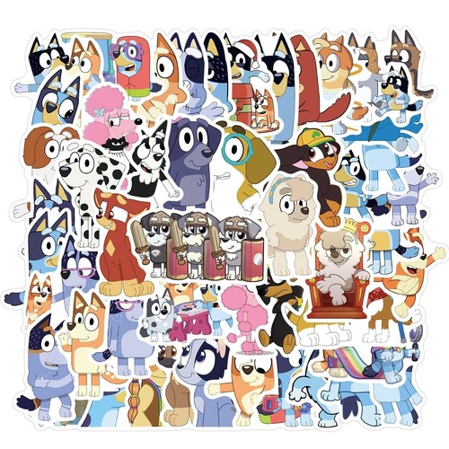 Bluey Dog Party Decoration Paper Lolly Loot Bag Box Balloons Stickers - Picture 9 of 28