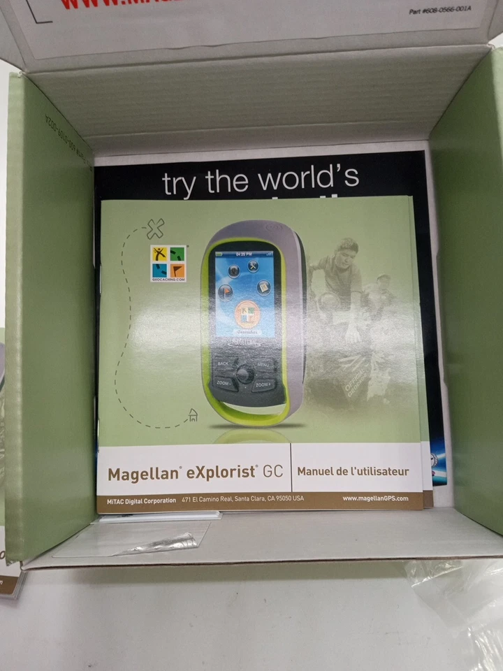 Magellan eXplorist GC Handheld Waterproof GPS Geocaching Device w/User Guides - Image 4 of 4