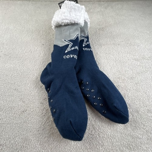 Dallas Cowboys Socken Herren Größe 5-9 Damengröße 6-10 FOCO Footy Slipper neu