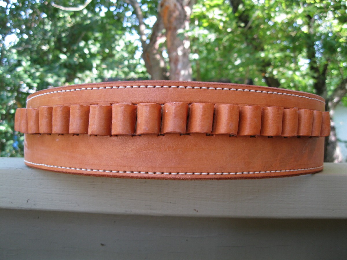 Western Gun Belt - 45 Caliber - Natural - 2 1/2