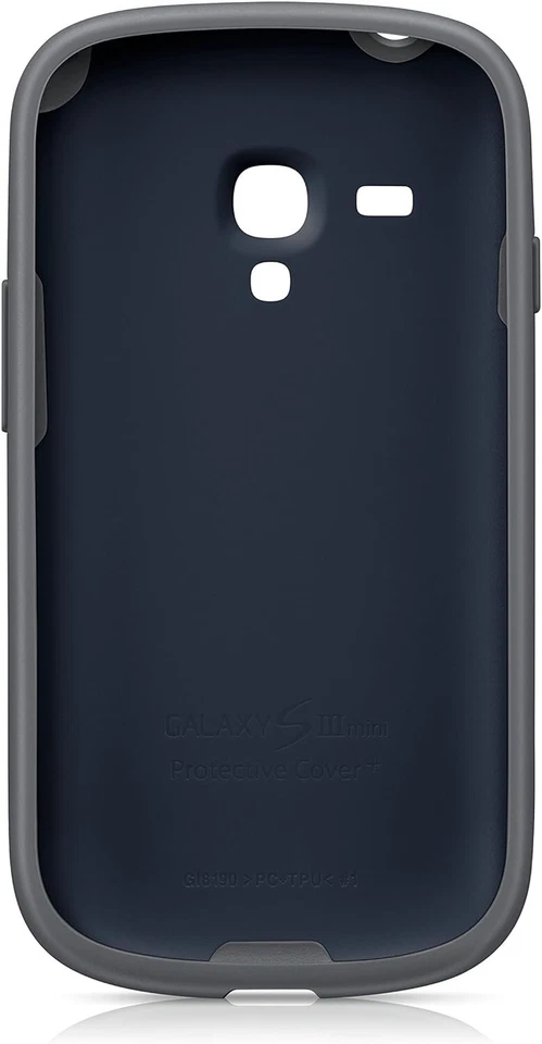 Samsung Custodia ORIGINALE Protective cover + per Galaxy S3 mini GT-I8190 Blu - Immagine 3 di 4