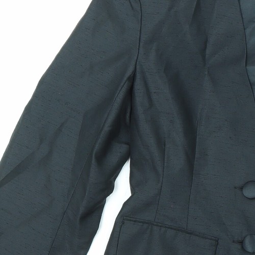 Charlotte Halton Womens Black Jacket Blazer Size 12 - Picture 9 of 10