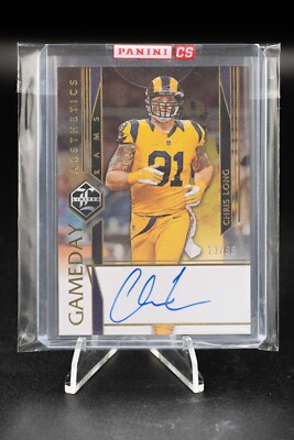 2023 Panini Limited Game Day Aesthetics Chris Long on Card Auto  /99 GDA-CLO
