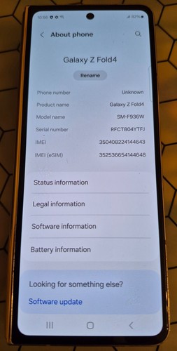 Samsung Galaxy Z Fold4 5G SM-F936W 512GB Unlocked Beige. Issues, see description - 第 10/14 張圖片
