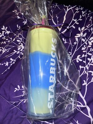 Starbucks 2023 Spring Blue Wave Color Changing Tumbler 24 oz Cup NWT 011140477