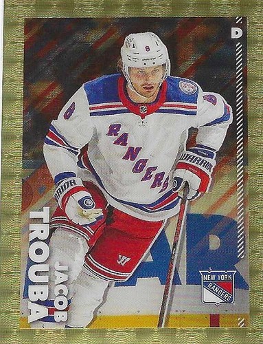 Topps NHL Chrome 2022-23 335 Jacob Trouba GOLD SuperFractor 1/1 one of one NYR