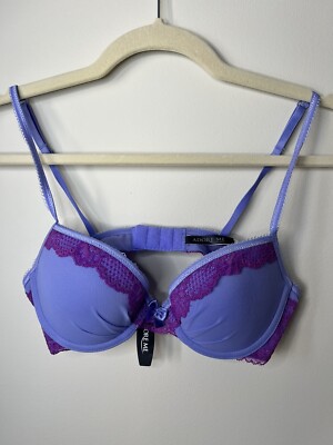 Adore Me Purple Push Up Bra 32B NWT
