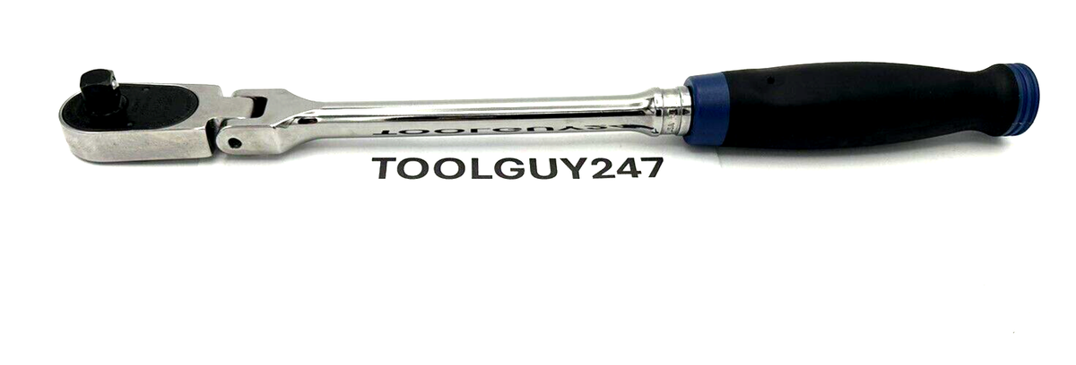 SNAP ON TOOLS PWR BLUE 3/8 Dr 100 Tooth Soft Grip Long Flex SNAP ON TOOLS PWR BLUE 3/8 Dr 100 Tooth Soft Grip Long Flex