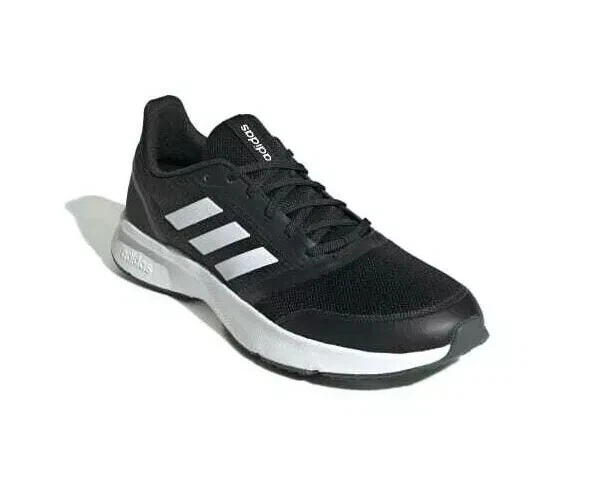 adidas gazelle silver green womens Men's Wide Fit adidas Runfalcon 5 Walking/Running Sneakers, Black/White / 10.5 / 2E main image 0