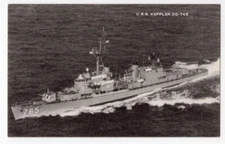 1961-1972 Destroyer DD-765 USS Keppler FRAM Arnold Art Store Original Postcard