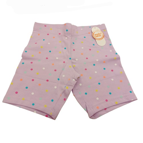 2x Wonder Nation Shorts Pull On Girls -7/8-Purple-Black-Print-Solid - Picture 3 of 3