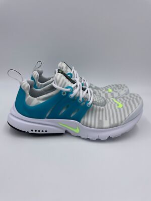 Nike Presto GS White Lime Glow Aquamarine Mesh Running Sneakers DM3193-100 New
