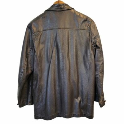 ジャケット・アウター old Leather jacket Leather Motorcycle Jacket Black Suede Panels Fringe 1960s Sz 44