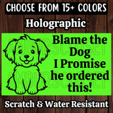 50 DOG STICKERS 2.25" LABELS SEALS SHOP SMALL THANK YOU FUNNY PETS