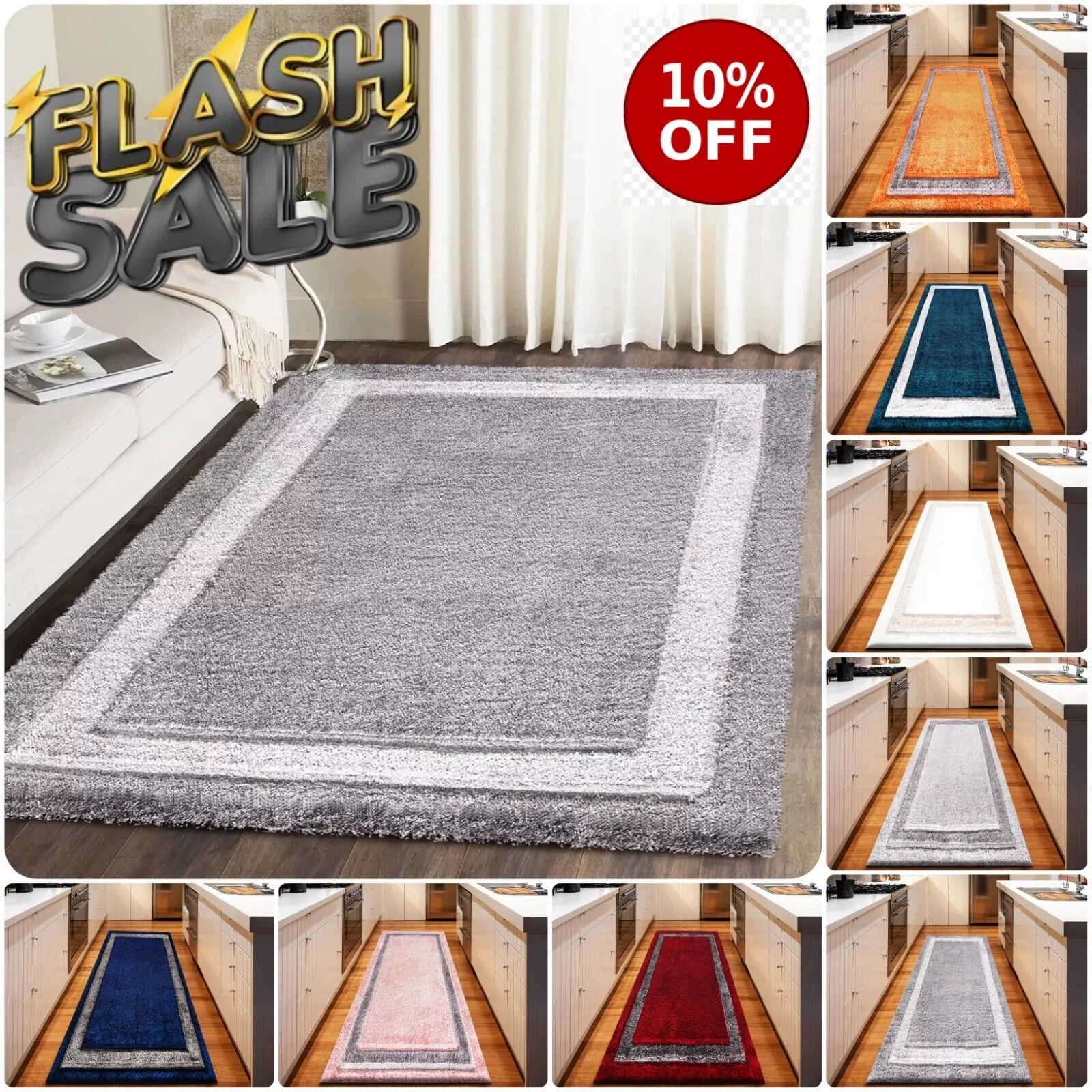 Extra Large Area Rug Large Runner Rug Bedroom Living Room Soft Carpet Floor Mat*
Opens in a new wind