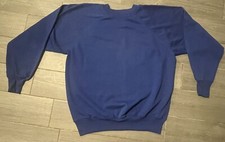 VTG 90s Ultra Sweats Raglan Men’s XL Blue Crewneck Sweatshirt Made In USA
