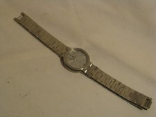 Kremena Stainless Swiss wristwatch watch round silver dial  engraved back