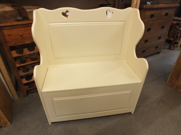 Solid Pine Monks Bench Handcrafted 7ft Corner Settle Lifting Lid