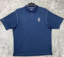 TMR Racing Men's Shelby Cobra Polo Shirt XL Blue Houndstooth Short Sleeve