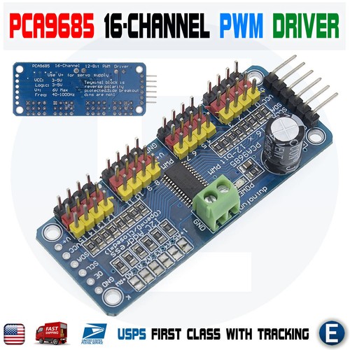 PCA9685 16 Channel 12-bit PWM Servo motor Driver I2C Module For Servo Arduino US