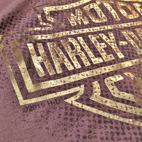 Harley Davidson Motorcycles Mauve T-Shirt Womens 2X Graphic Tee, Palm Beach, FL - Picture 6 of 8