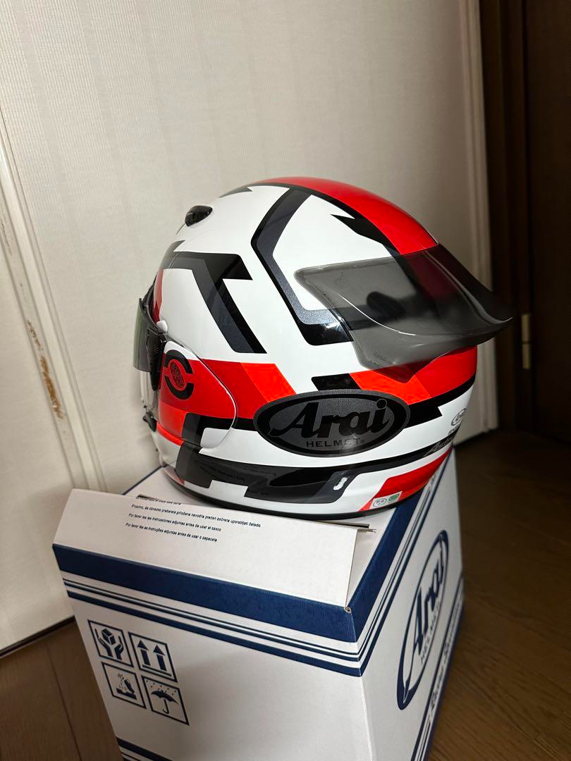 Arai ASTRO GX FACE MOTORCYCLE HELMET Full Face Red XL-size 61-62cm